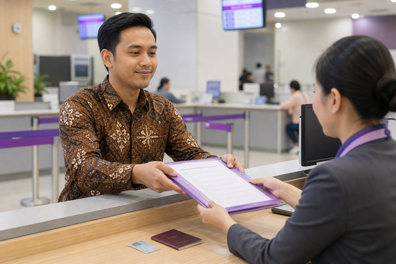 Penyerahan dokumen APRC ke National Immigration Agency Taiwan